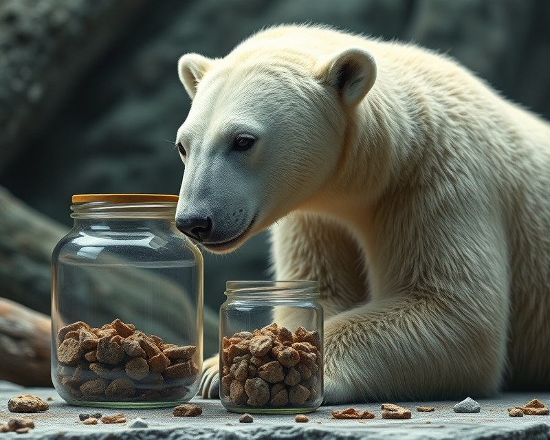 polar bear, jar